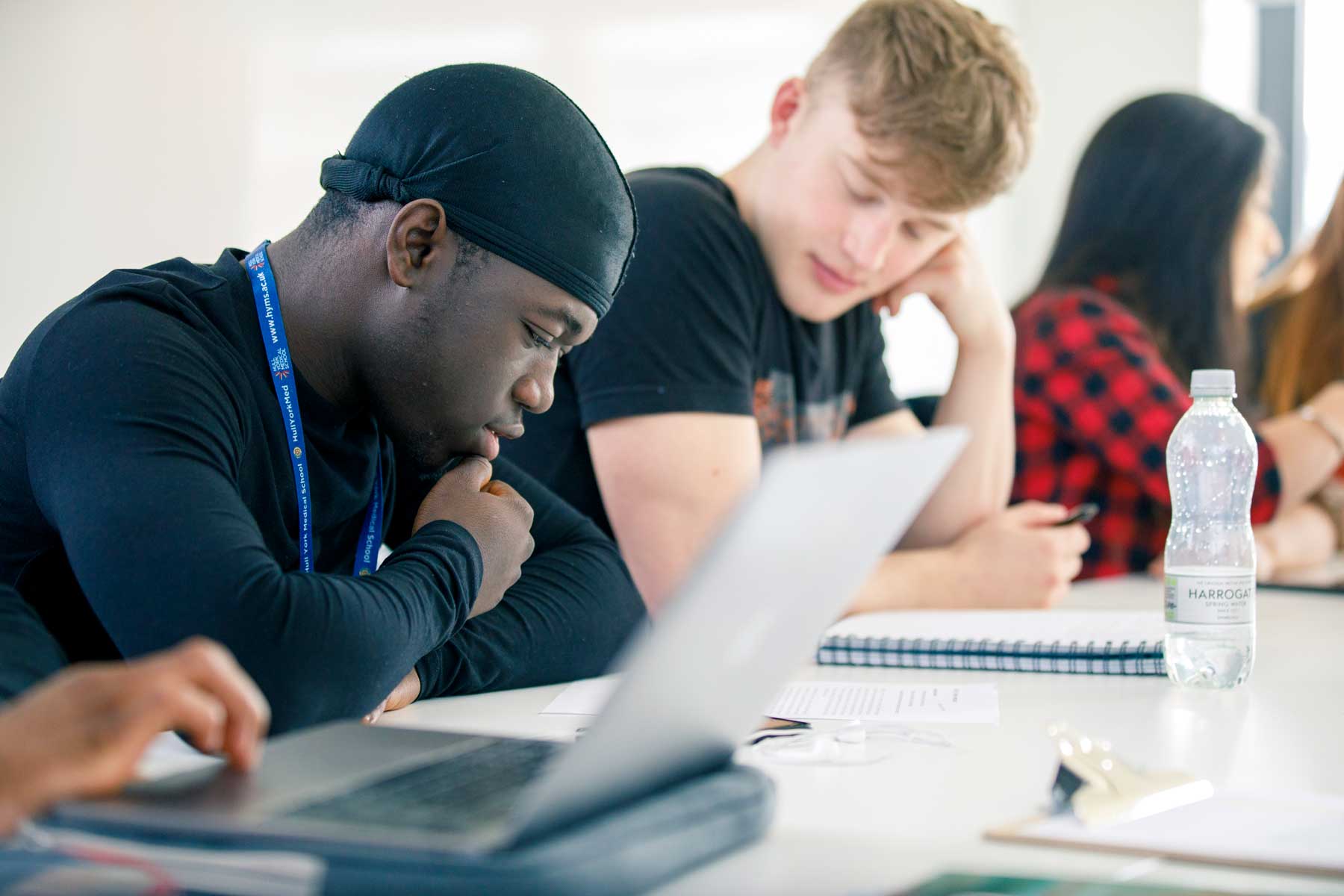 Students in a PBL group session