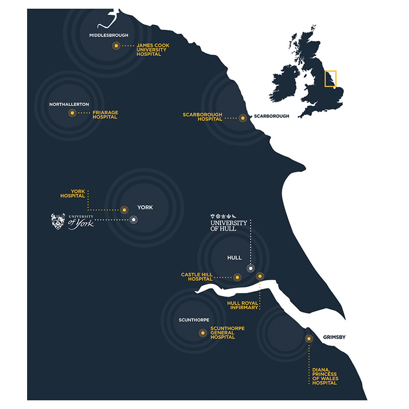 Locations of clinical placements