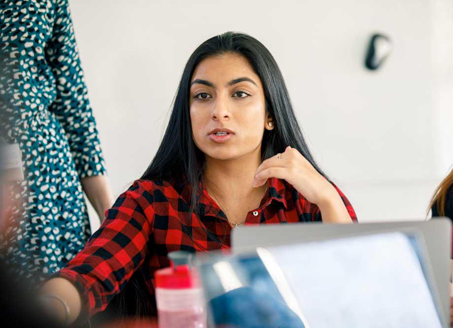 Medicine with a Gateway Year student Komalpreet Kaur