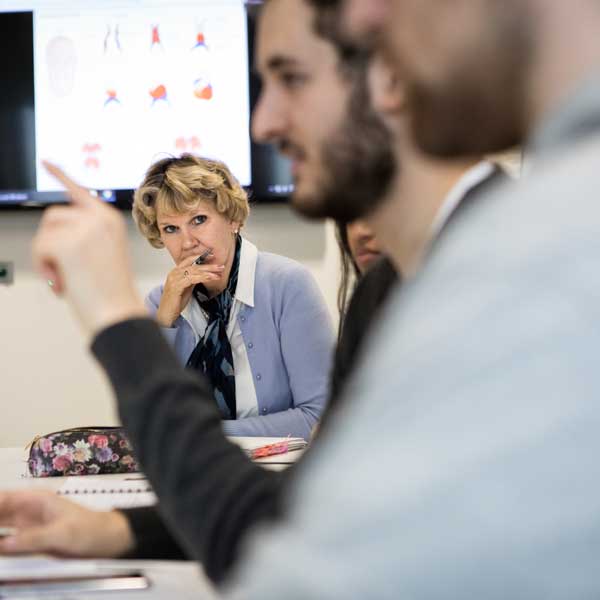 Students in a problem based learning session