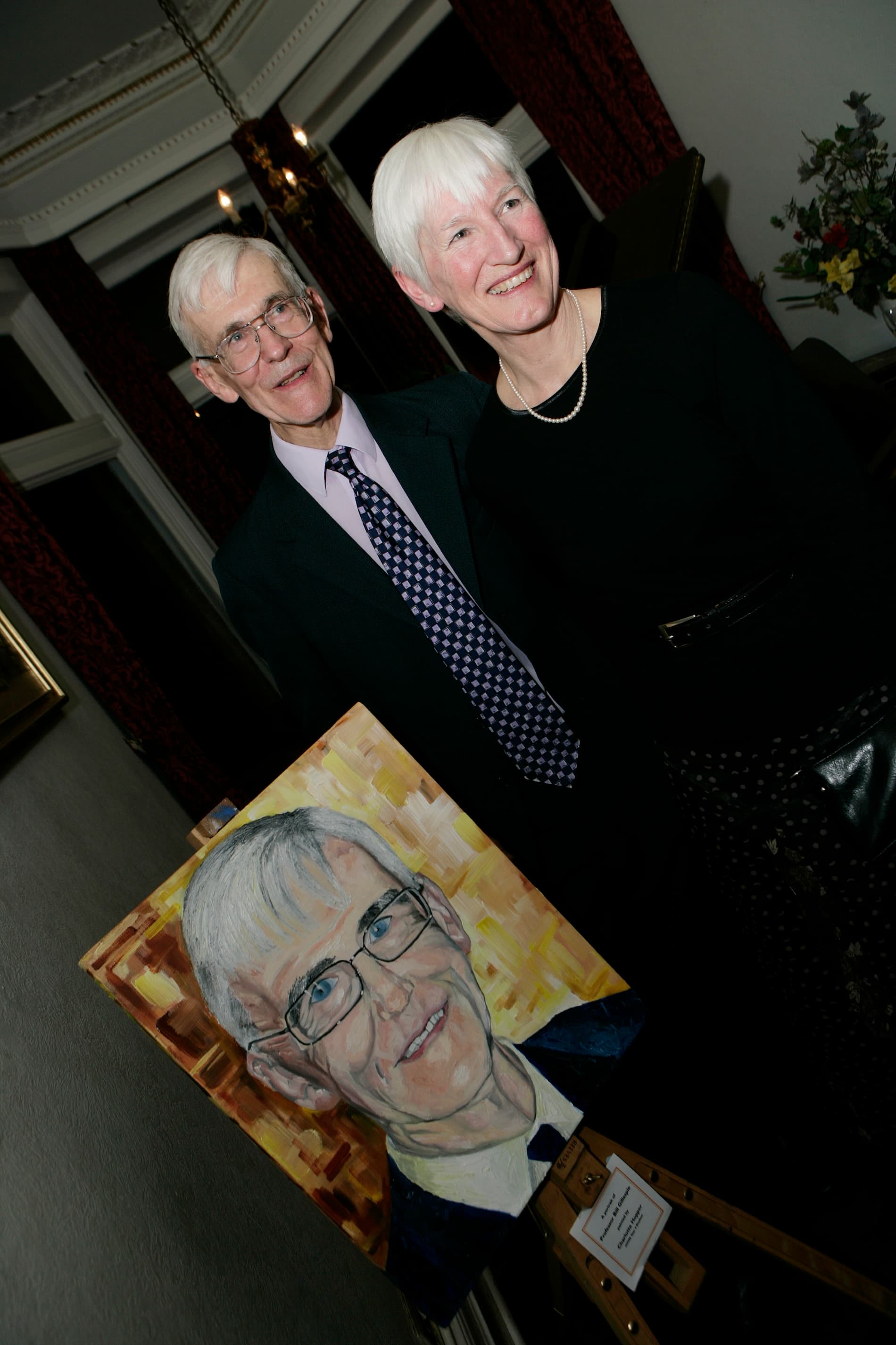 Professor Bill Gillespie and portrait