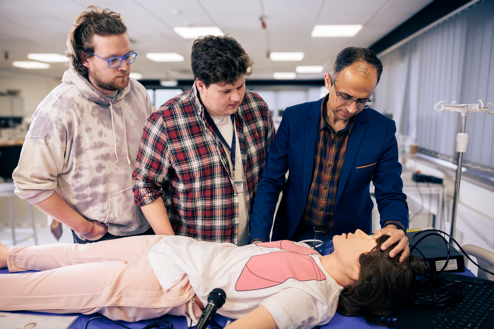 Health Technology and Human Anatomy students