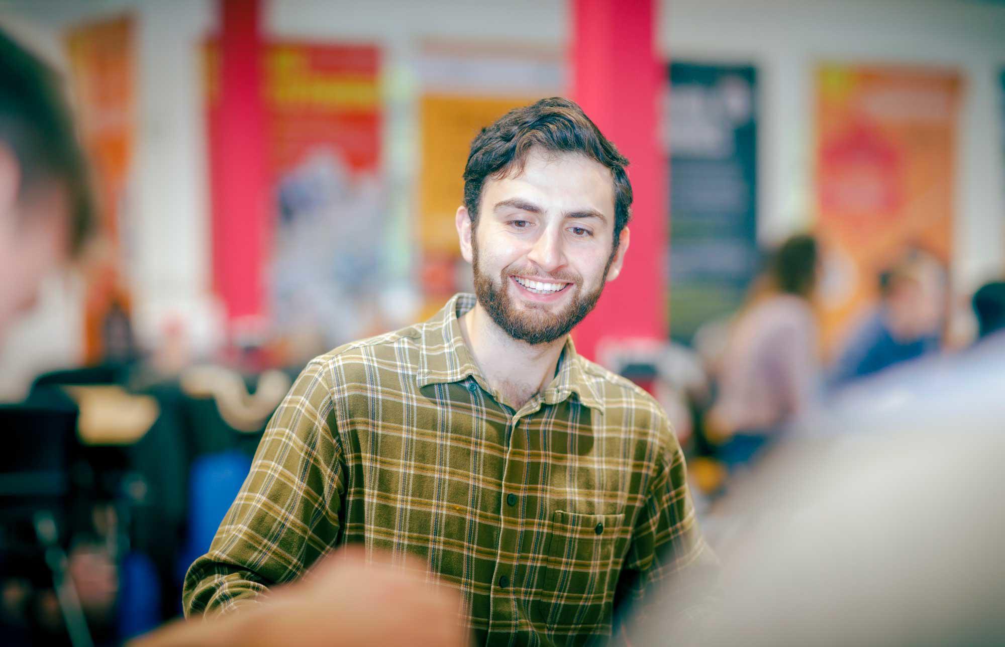 Health Professions Education students in discussion