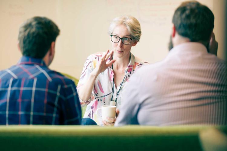 Three researchers in the Academy of Primary Care in conversation